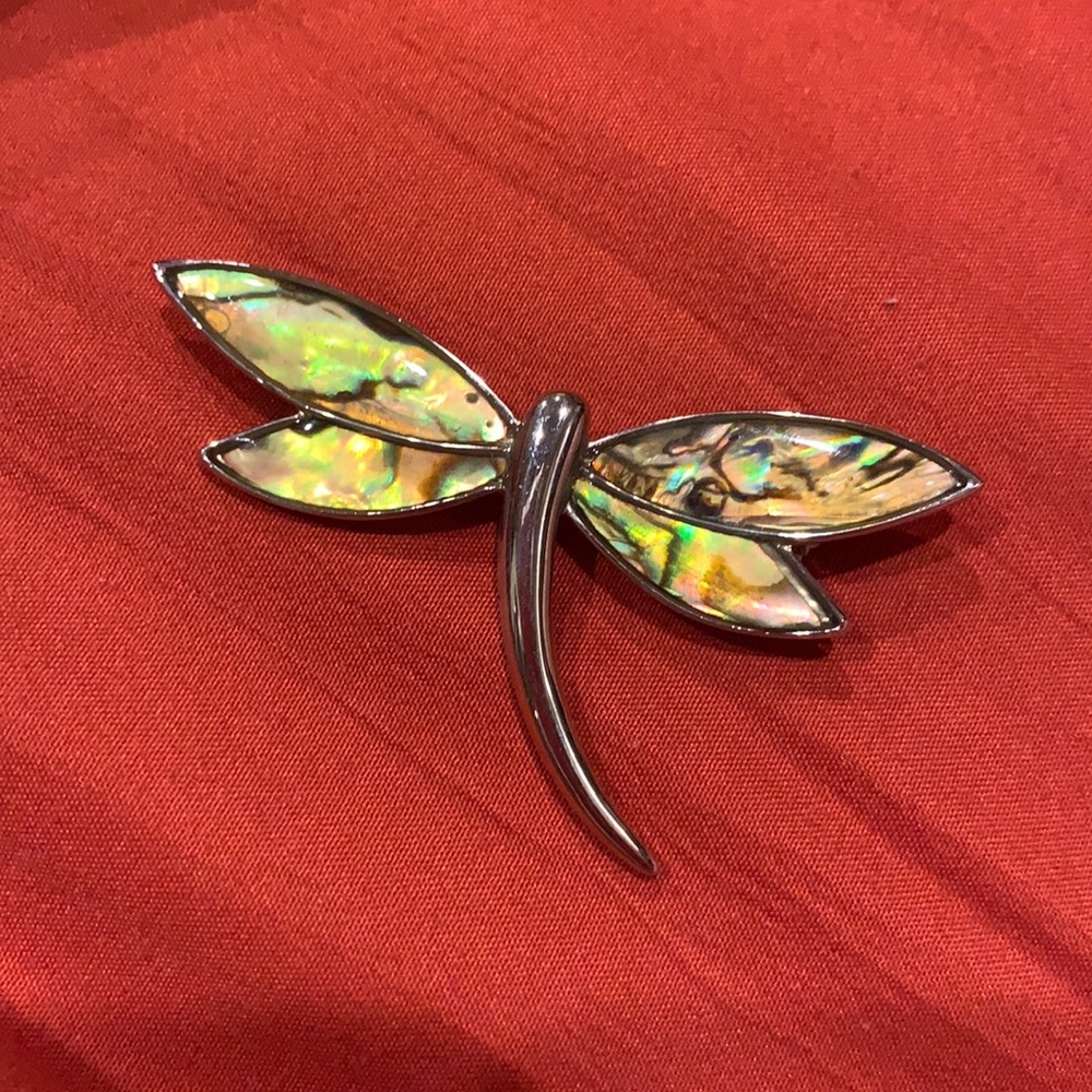 Lia Sophia dragonfly pin